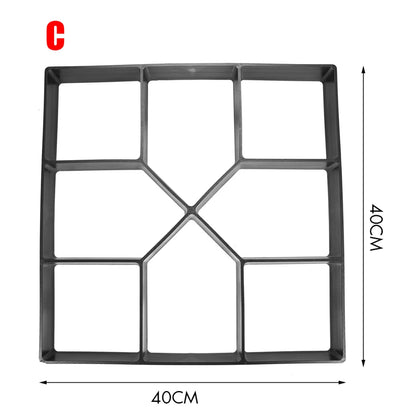 Reusable Garden Fence Concrete Mold