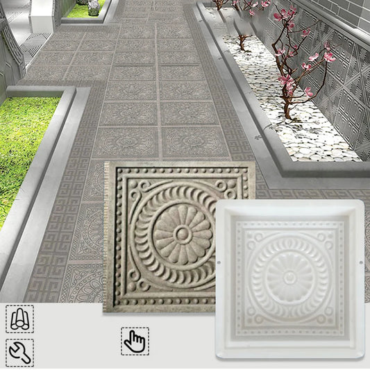 Reusable Garden Fence Concrete Mold