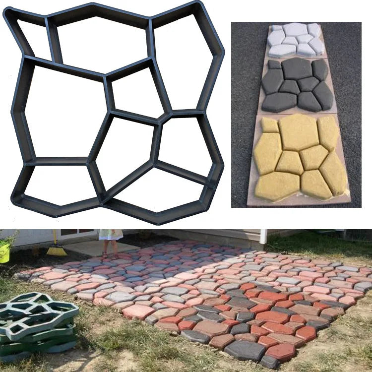Reusable Garden Fence Concrete Mold