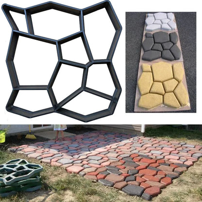 Reusable Garden Fence Concrete Mold