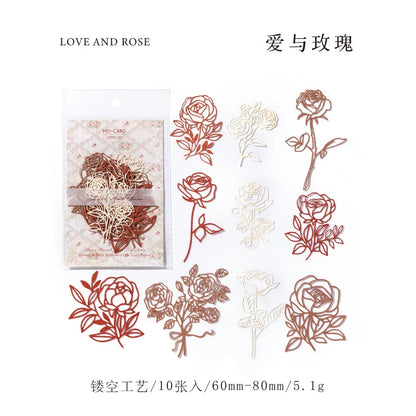 Vintage Hollow Flower Paper