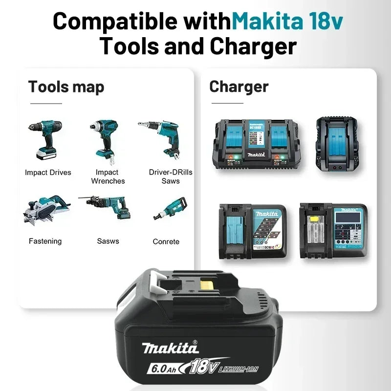 18V 6Ah Replacement Battery