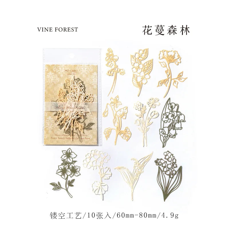 Vintage Hollow Flower Paper
