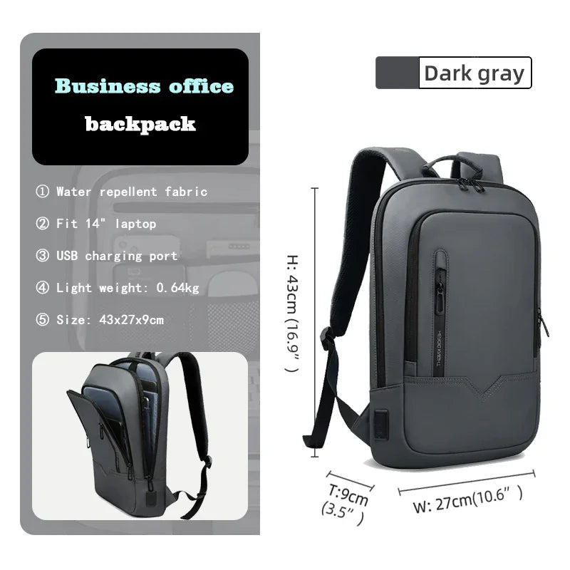 HK Slim 15.6" Laptop Backpack