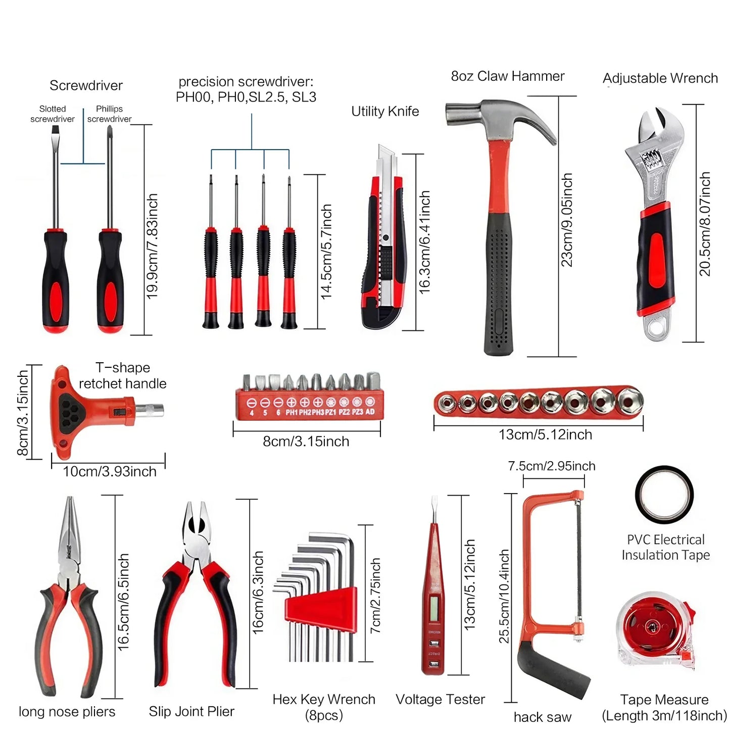 STOENGO Household Hand Tool Kit