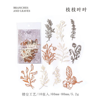 Vintage Hollow Flower Paper