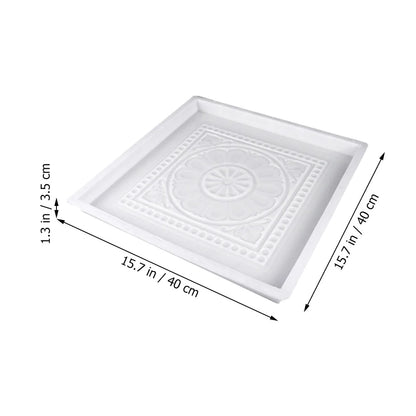 40x40cm Reusable Concrete Floor Tile Mold