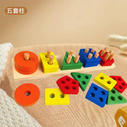 Wooden Sorting & Stacking Toy
