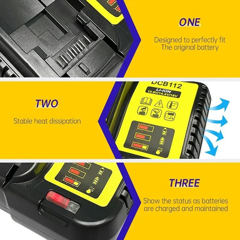 Multi-Voltage DeWalt Charger