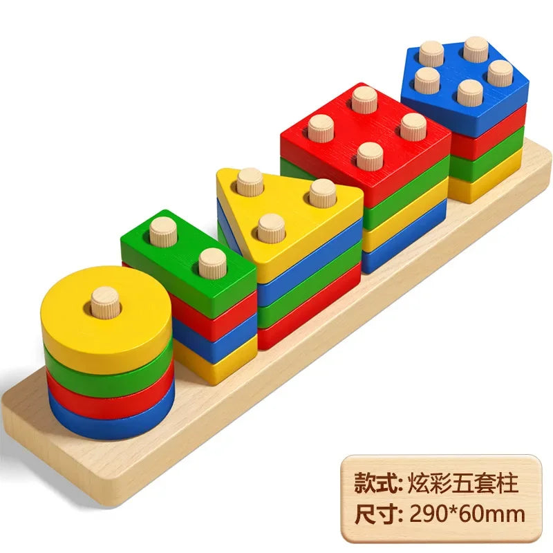 Wooden Sorting & Stacking Toy