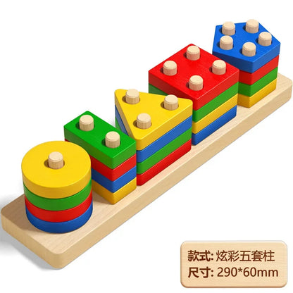 Wooden Sorting & Stacking Toy