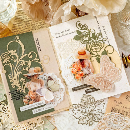 Vintage Hollow Flower Paper