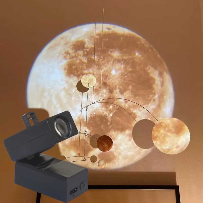 Earth Moon Projector Lamp