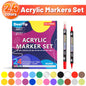 Dual Tip Acrylic Markers.