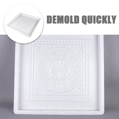 40x40cm Reusable Concrete Floor Tile Mold