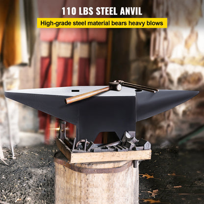 Single-Horn Steel Anvil