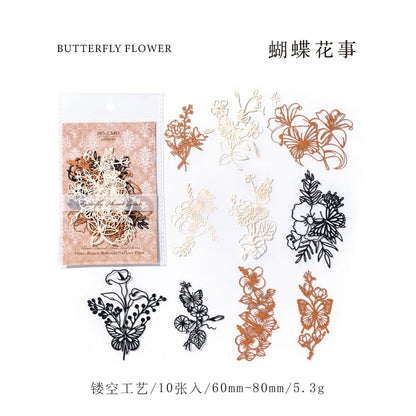 Vintage Hollow Flower Paper