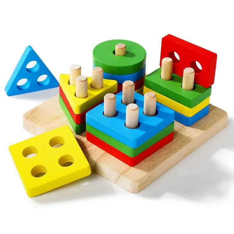 Wooden Sorting & Stacking Toy