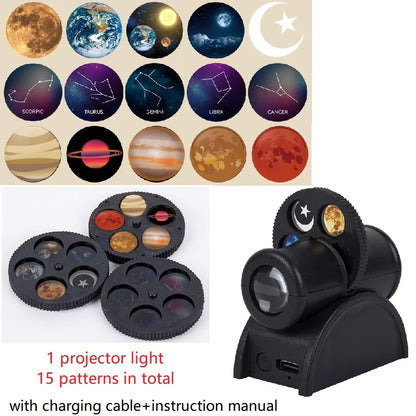 Earth Moon Projector Lamp