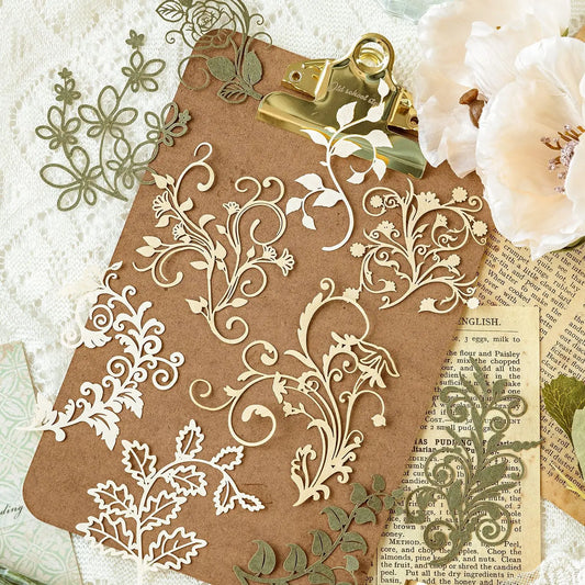 Vintage Hollow Flower Paper