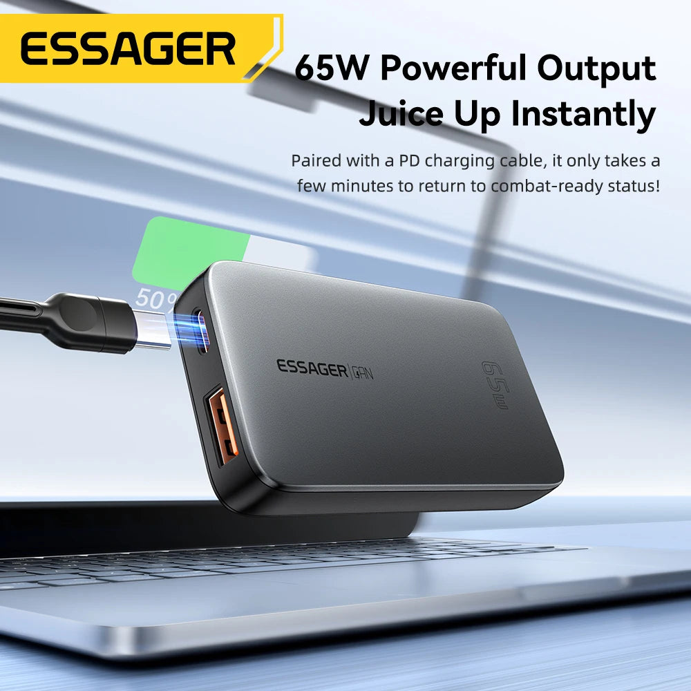 65W GaN Travel Charger