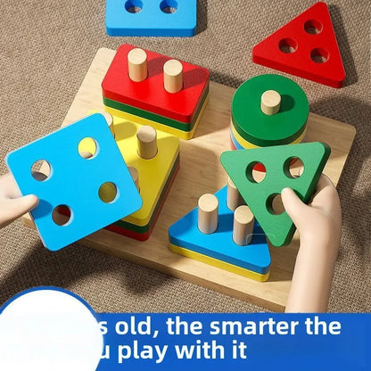 Wooden Sorting & Stacking Toy