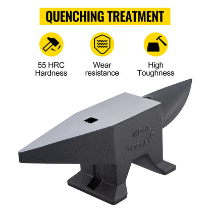 Single-Horn Steel Anvil