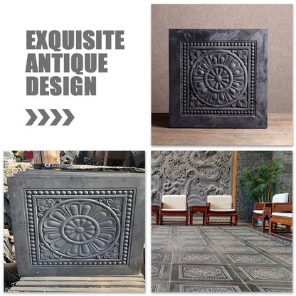 40x40cm Reusable Concrete Floor Tile Mold