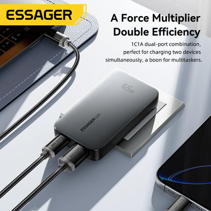 65W GaN Travel Charger