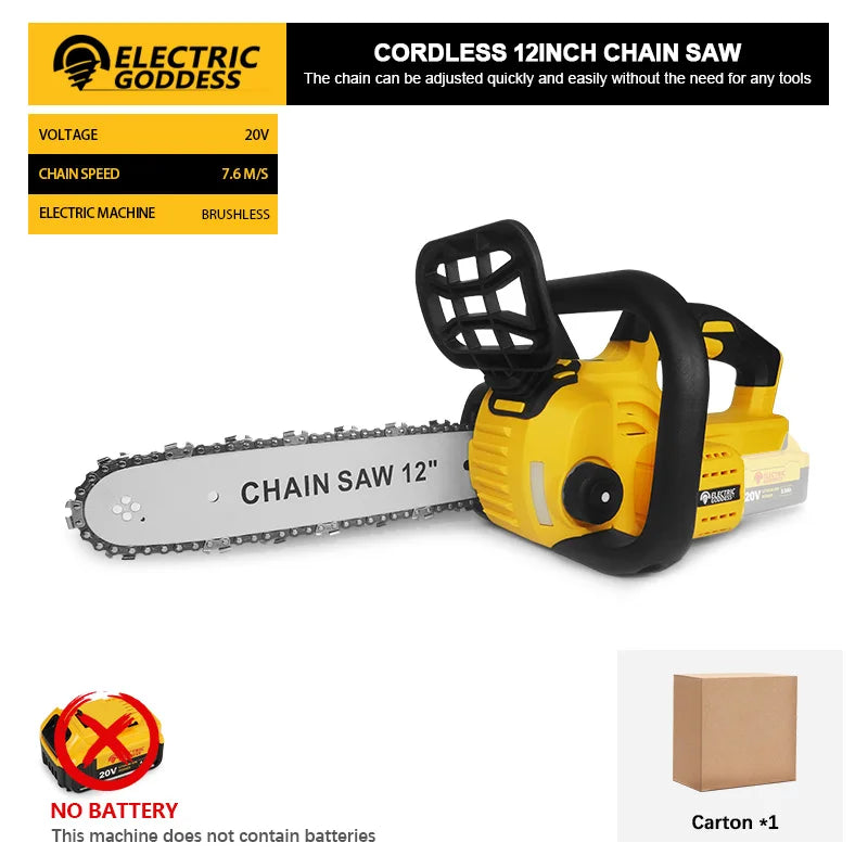 Cordless 12-inch Chainsaw
