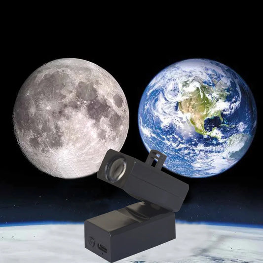 Earth Moon Projector Lamp