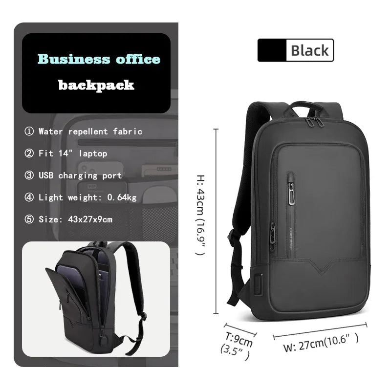 HK Slim 15.6" Laptop Backpack